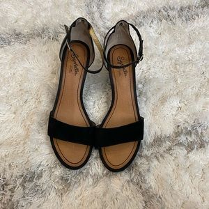 Womens Seychelles Black Wedges size 8.5